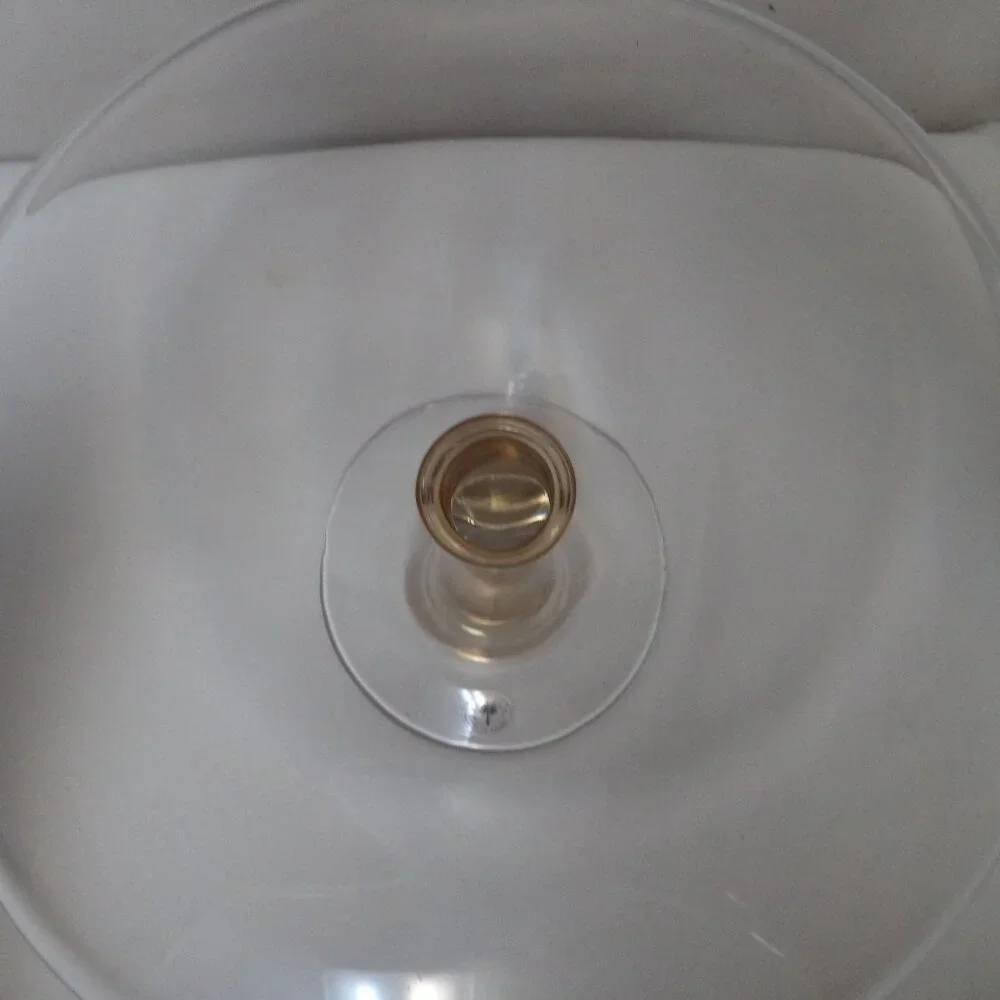 Bombay glass Cake stand pedestal display Made in Poland 7
